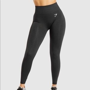 Gym shark viral seamless leggings black